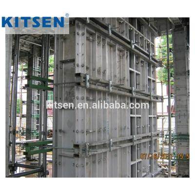 China Concrete Pouring For Wall Durable And Lightweight Aluminum Concrete Forms Foundation Systems for sale