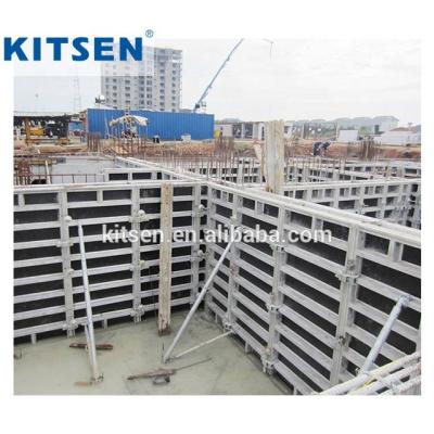 China Wall And Column Project Aluma Heavy Duty Aluminum Column And Wall Panel Formwork Concrete Pouring System for sale