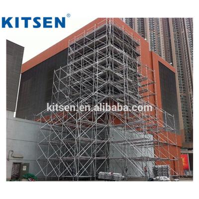 China interior & exterior building construction factory direct sale all round heavy duty ringlock scaffolding for exterior building for sale