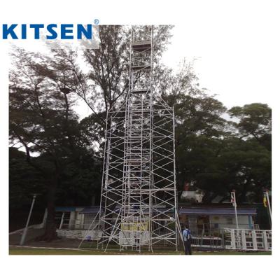 China interior & flexible modular aluminum scaffolding for outdoor maintenance and decoration tower construction etc. with TUV certification for sale