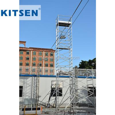 China Modern flexible portable telescopic types mobile metal scaffold tower aluminum construction scaffolding for sale