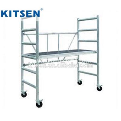 China KITSEN Contemporary 25 YEARS Manufacturer V Type Mini Rolling Aluminum Scaffolding for sale