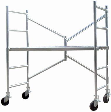 China (SAMPLE AVAILABLE) modern aluminum lightweight mobile scaffolding +easy folding scaffolding platform+mini handle for sale