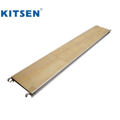 China 7ft 10ft OSHA Industrial ANSI Standard 19 in. Safety Aluminum Plywood Scaffold Plank Board Walk Board Scaffold Board Tested for sale