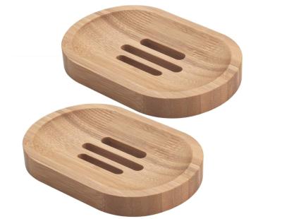 China Modern Wood Customizable Bathroom Eco-Friendly Natural Wood Soap Dish for sale