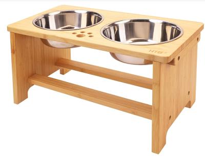 China Pet Shop House Elevated Feeder For Dogs Cat Food And Water Rolls Rack Feeder for sale