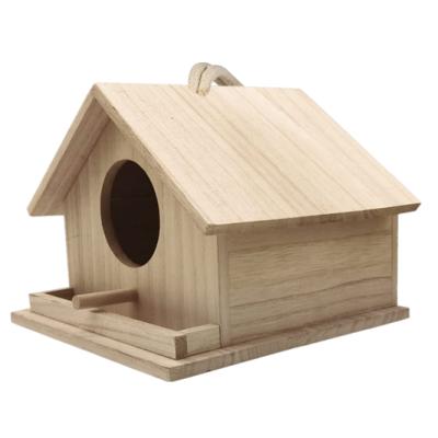 China Birds Customized Outdoor Hanging Wooden Aviary for sale