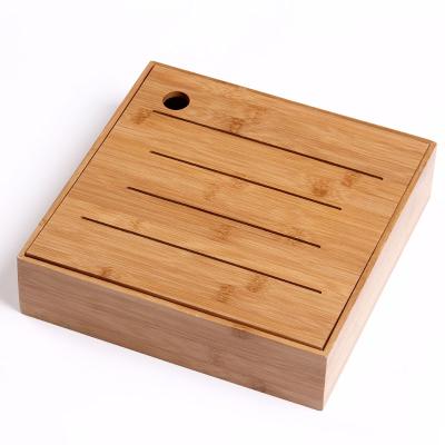 China Factory Viable Custom Living Room Compartment Flip Nut Snacks Wooden Storage Home Box for sale