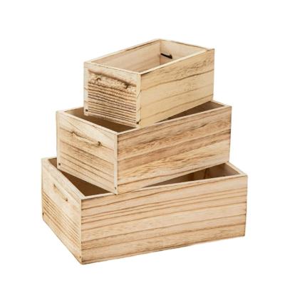 China Multifunctional Wall Mounted Wooden Storage Box Customized Recyclable for sale