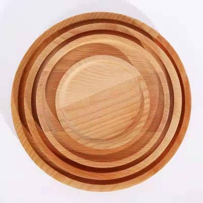 China New Kitchen Accessories Pallet Coaster Wholesale Custom Wood Round Color Viable Plain Wooden Coaster for sale