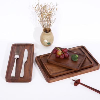 China Home.Restaurant.Bar.Hotel.Wedding. Super markets promotion factory direct high quality black walnut dish suitable for breakfast, lunch and dinner for sale