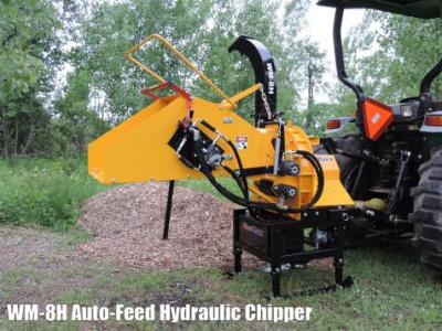 China W model wood chipper with PTO shaft en venta