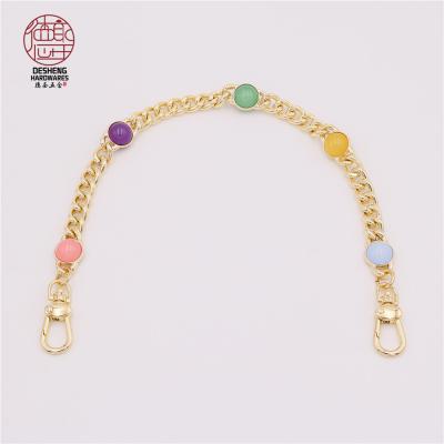 China Purse Handbag Accessories Chains Beads Shoulder Handle Chains Purse Replace Chains Phone Case Purse Chains for sale