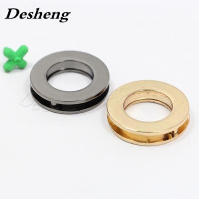 China For bags eco-friendly custom color plating metal grommets provide eyelets for handbags bag hardware accessories for sale