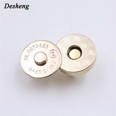 China Buckle For Handbags / Bag Hign Quality Metal Magnet Buckle Buttons Decorative Magnetic Snaps Bulk Magnetic Buttons For Bags for sale