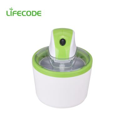 China hotel plastic material mini kitchen diy portable ice cream machine maker for sale