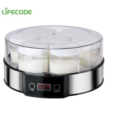 China Hotel 7 cups yogurt maker yogurt maker portable home yogurt maker machine for sale