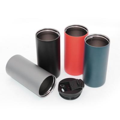 China Durable Anti-fall Double Wall Insulated Stainless Steel Tumbler With Food Grade Lid for sale