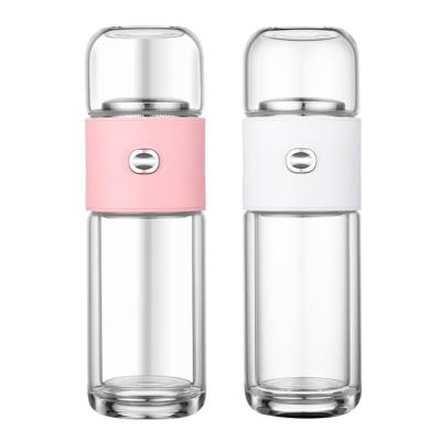 China Various Luxury Glass Wholesale Clear Crystal Water Bottle Viable New Designs for sale