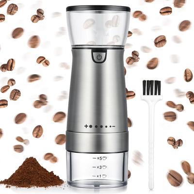 China USB Rechargeable Coffee Grinder Machine Sustainable Electric Coffee Grinder Nuts Beans Spices Beans Pepper Grinding Device for sale