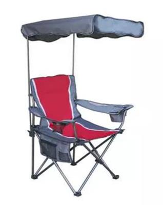 China Modern Outdoor Foldable Chair Portable Canopy Chairs Camping Modern Umbrella Oxford Popular Leisure Beach Chair With Shade for sale