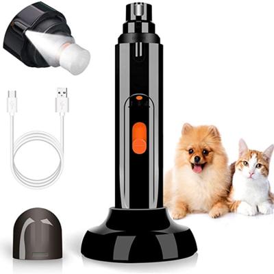 China 2021 New Style Pet Viable High Quality Electric Rechargeable Nail Grinder Grooming Tool Trimmer Painless Beauty For Dogs Cats for sale