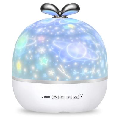 China Best Selling Small Modern Amazon Grass Projector Night Light USB Charging Starry Sky LED Night Light Projector for sale