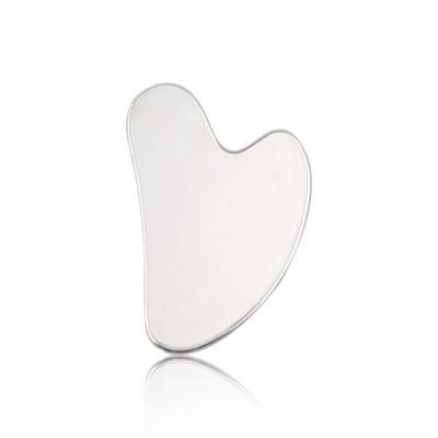 China Skin care stainless steel gua sha, hand massager tool for face and body iastm stainless steel gua sha gua sha scraper for sale