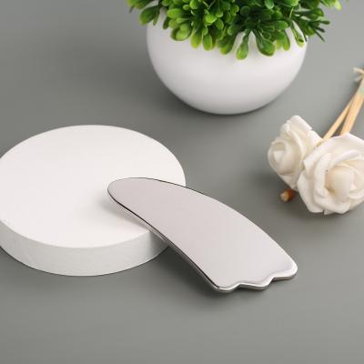 China Stainless Steel Myofascial Stickon Sha Stickon Stainless Steel Anti-Blister Massage Tool Terahertz Guasha Scratching Stone for sale