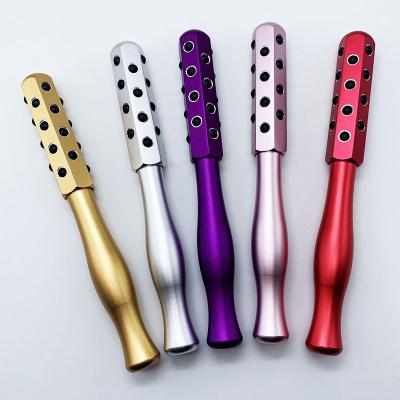 China Anti-puffiness stretching products 2021 new arrivals makeup beauty bar massager facial germanium facial rollers for sale