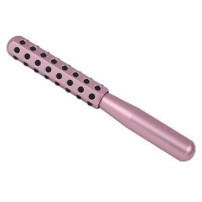 China Anti-Puffiness Massaging Beauty Roller Stainless Germanium Roller Contouring Facial Roller for sale