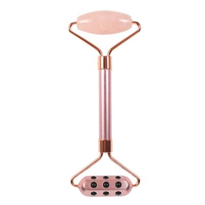 China Wholesale beauty care germanium stone facial guashaa set massage crystal face quartz jade roller and gua green pink sha for sale