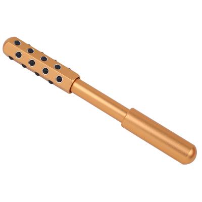 China High Quality Anti-Puffiness Germanium Particle Roller Massager Massage Beauty Bar 24k Gold Germanium Roller for sale