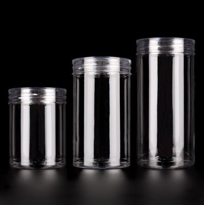 China High Sealed 200/300/380ML PET Cosmetic Empty Jar Plastic Cosmetic Containers for sale