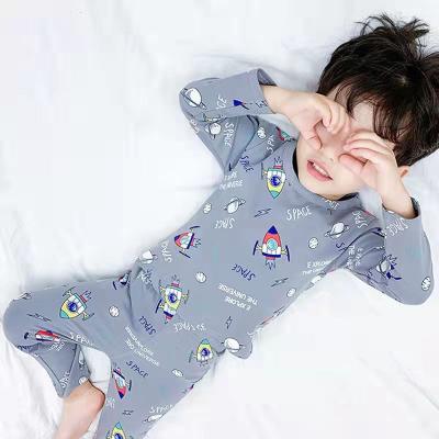 China 2021 autumn new style children's breathable cotton underwear suit, cotton girl's autumn clothes, long pants, baby boy pajamas for sale