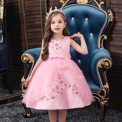 China Children's anti-static high quality one-piece one-piece 1 year birthday princess little yuang princess bridesmaids dress for sale