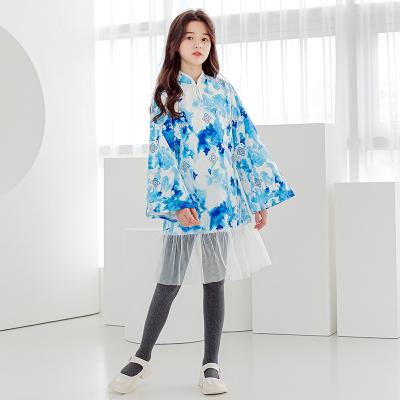 China 2021 anti-static autumn and winter Korean princess new girls dress fashion youth girls dress for sale