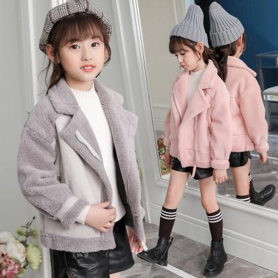 China Wholesale and retail 2020 new and winter lambskin anti-static cute loose coat wool coat for sale