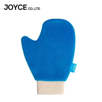 China EXFOLIATE Wholesale Individual Glove Manufacturer Hot Selling Tanning Sunless Tanning Glove For Back for sale