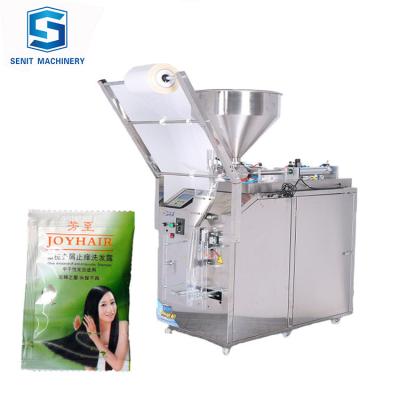 China Automatic Automatic Mini Bath Cream Body Shampoo Filling Packing Machine for sale