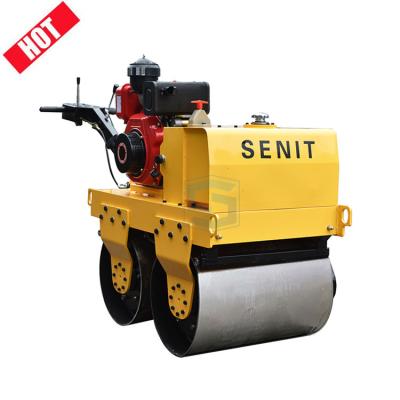 China Asphalt Surface Operationb Mini Double Drum Walk Behind Vibrating Rollers for sale