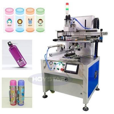 China Hotels Cylindrical Screen Printer Servo Motor Control Automatic Color Register Printing Machine for pp bottle cup for sale