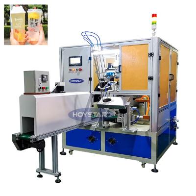 China Full Automatic Hotels 2 Color Screen Printing Machine For Plastic Cup for sale