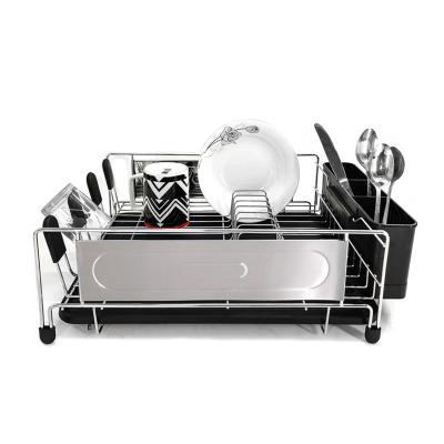 China Sustainable Stainless Steel Buffet Dish Rack Chopstick Storage Rack Dish Drain Rack for sale