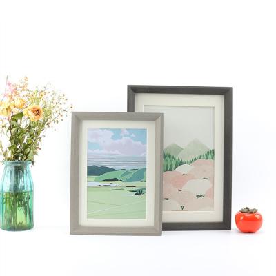 China Wholesale Home Decoration 8K Solid Wood Photo Frame Oil Painting Picture Frame Wall Hanging Puzzle Frame Environmental Friendly for sale