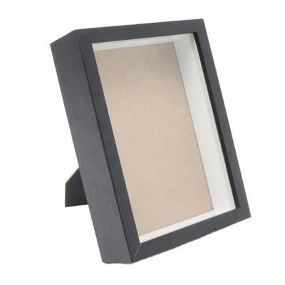 China Wholesale MDF black or white picture box shadow picture frames made in China for sale