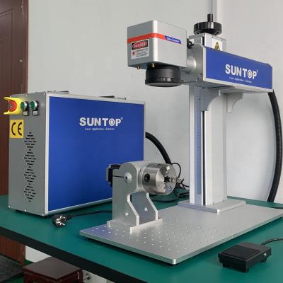 China Laser Marking Portable Small Fiber Laser 20w 30w 50w CNC Fiber Laser Marking Machine for sale