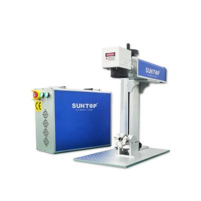 China Laser Marking SUNTOP Laser 20W 30W 50W Portable Metal Fiber Laser Marking Machine for sale