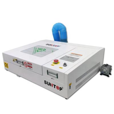 China SUNTOP Cheap Price Water Cooled Laser Marker CO2 50W Laser Engraving And Cutting Machine For Nonmetal for sale