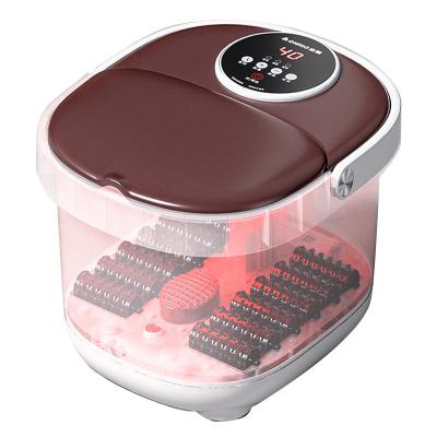 China Foot Custom Design Comfortable Foot Spa Bath Massager With Heat Ball Rolling for sale